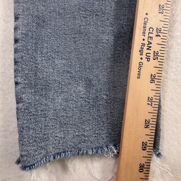 Oliver Logan Jeans Light Vintage Wash Women's 28 Frayed Hem Straight 28x29 - Picture 6 of 9